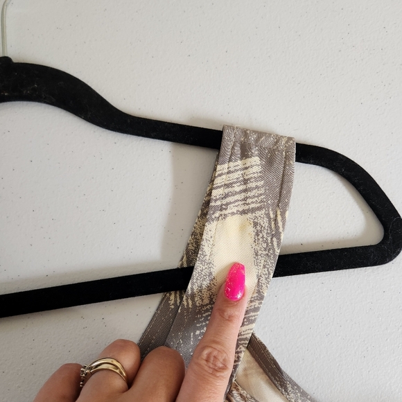 Marc Jacobs Gray Plaid Sleeveless V-Neck Dress Pockets Knee Length Classic XS - Picture 9 of 10